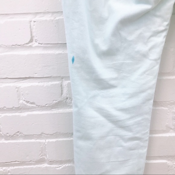 SECOND YOGA JEANS pastel green mint skinny jeans - Picture 4 of 4